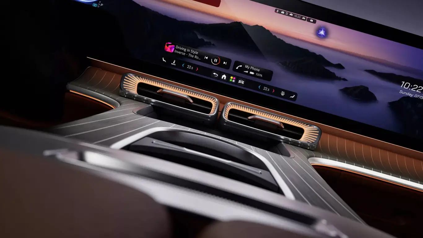 Hyperscreen в Mercedes GLC