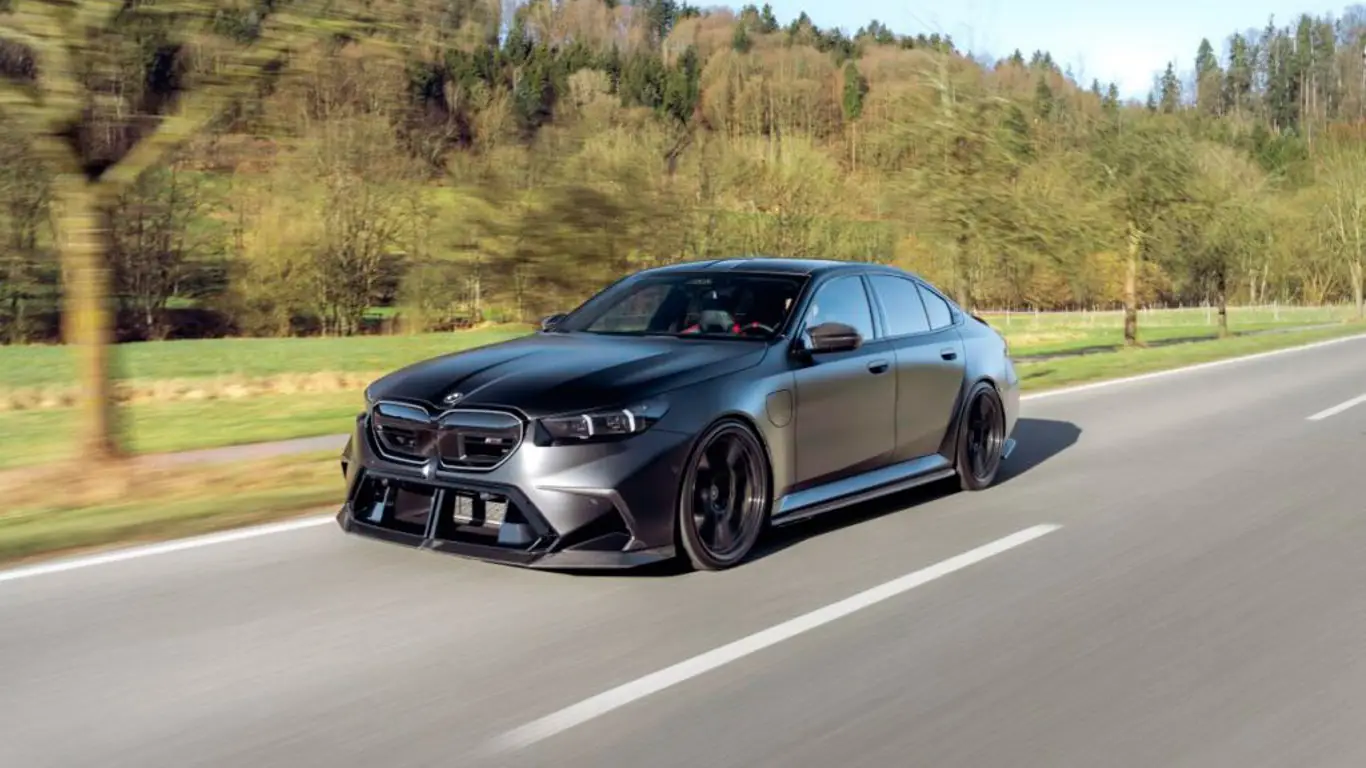 KW прокачала новый BMW M5 — меньше клиренс, больше драйва