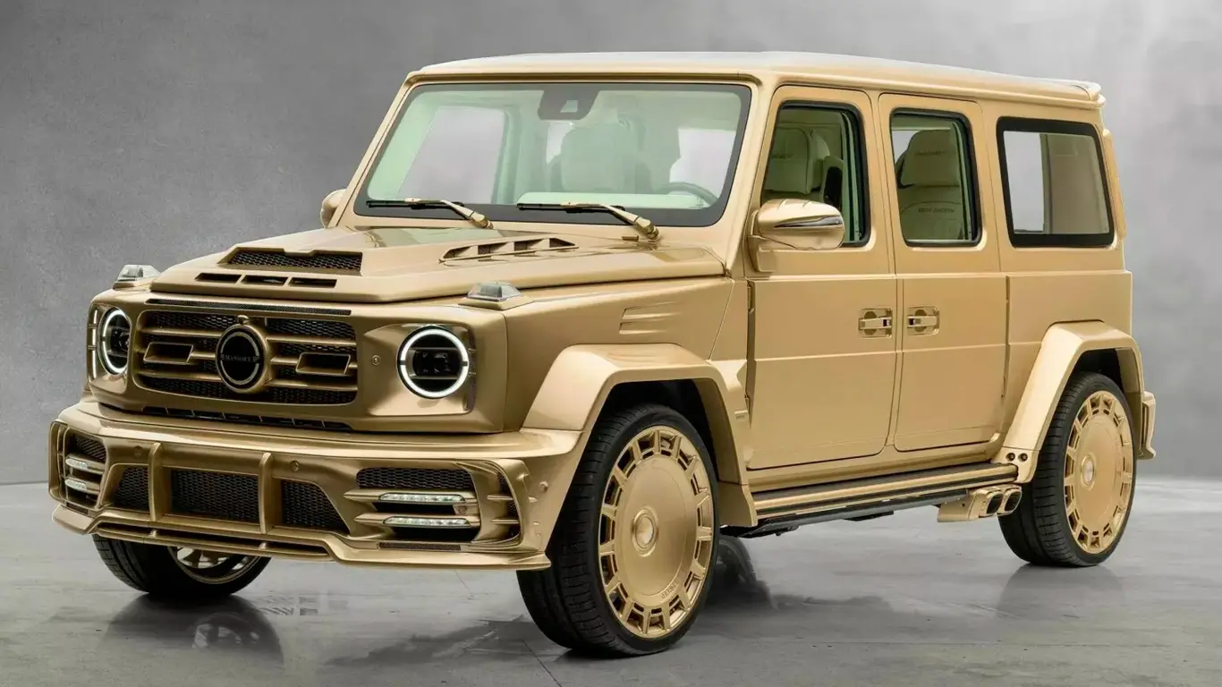 820 лошадей и золото: Mansory сделал из G-Class машину для арабских шейхов
