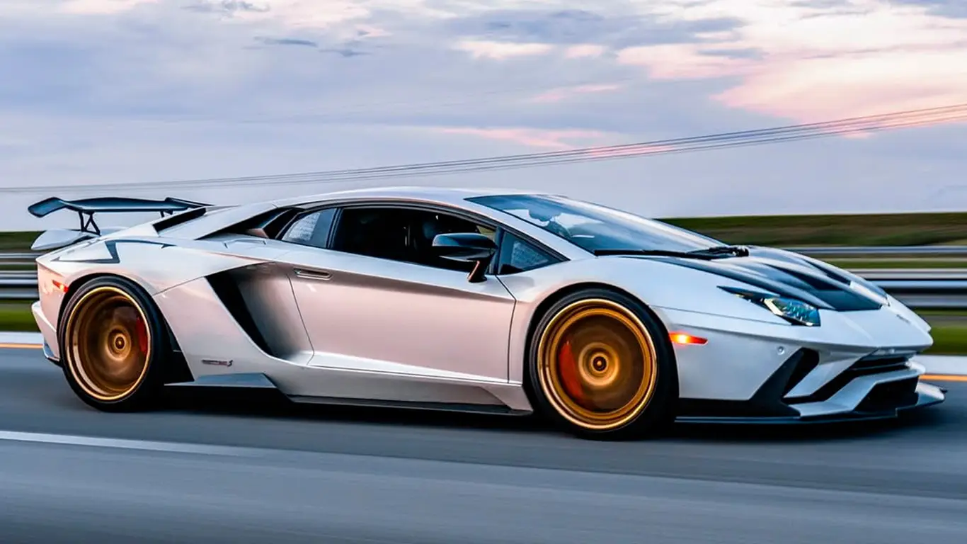 Бешеный бык на стероидах: Aventador S с карбоном, низкой посадкой и золотыми копытами