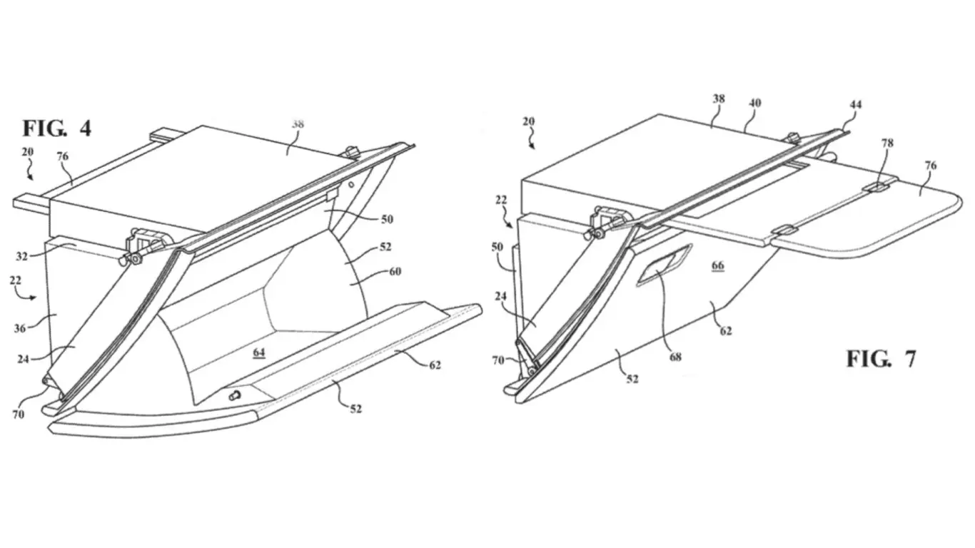 Бардачок будущего: GM хочет, чтобы вы ели и работали прямо в машине