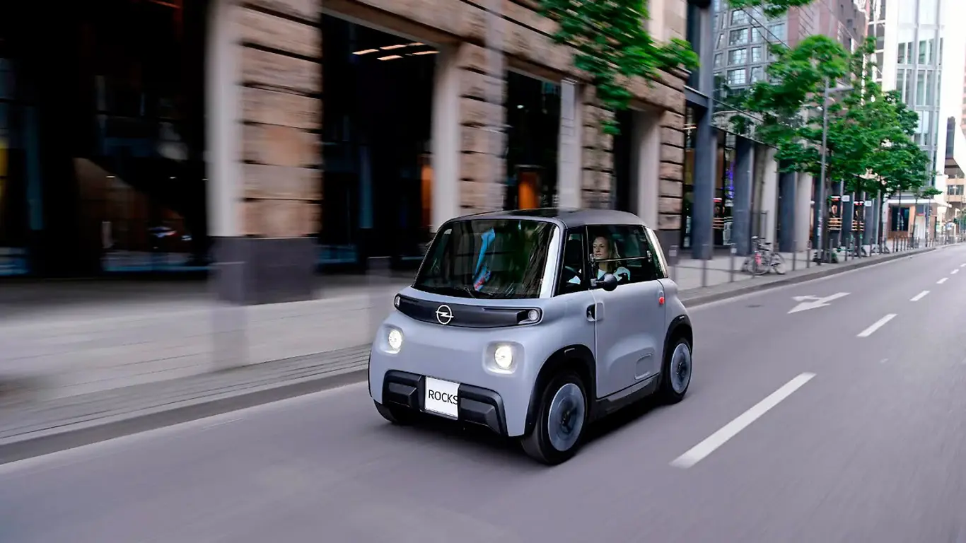 Opel Rocks: карликовый электрокар с дерзким характером, вдвое дешевле Lada Granta