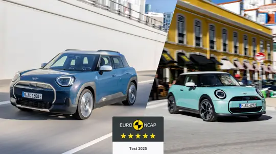 Euro NCAP поставил 5 звёзд: MINI укрепляет репутацию безопасного бренда