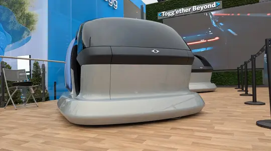 Турки удивили капсулой с интерьером без кузова: «третье пространство» с огромными дисплеями