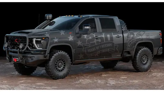 Из гражданского в военный: Chevrolet Silverado ZR2 превратили в боевую машину для армии США