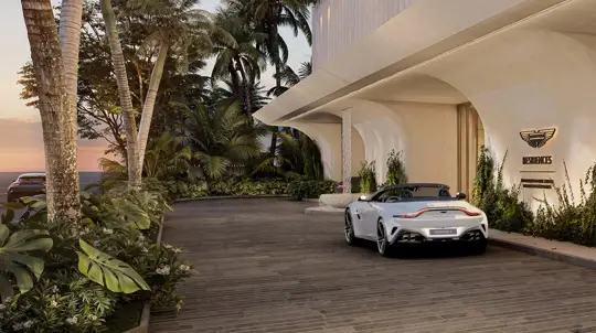 От суперкаров к небоскрёбам: Aston Martin запускает проект на пляже Дейтона с видом на Burger King