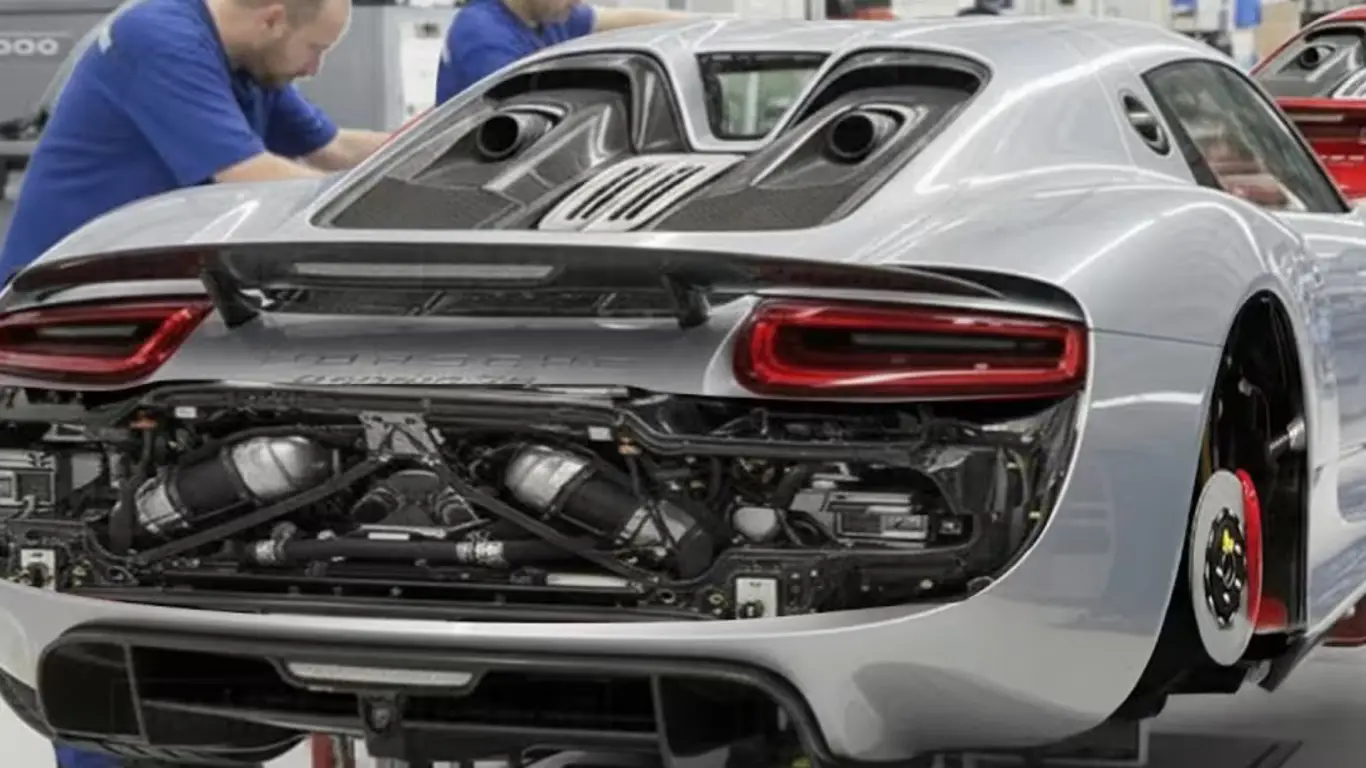 100 часов ручной сборки: как на самом деле делали Porsche 918 Spyder