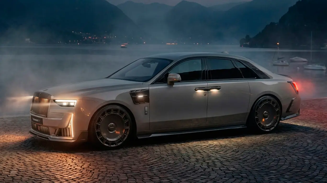 Немцы прокачали британскую икону до неприличия: Rolls-Royce Ghost превратили в лимузин