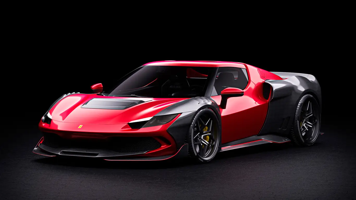 Новая эра стиля Ferrari 296 GTB: эксклюзивный комплект от Zacoe