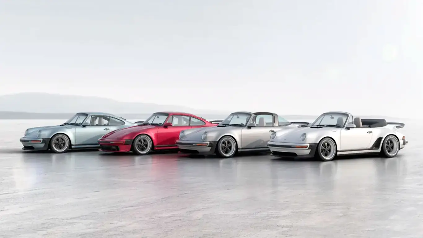 Уважаемый «переосмыслитель» Porsche демонстрирует свое семейство 911 Turbo, включая ранее невиданные версии
