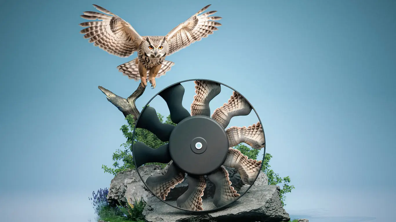 Совы приняли участие в разработке самого тихого вентилятора для EV в мире