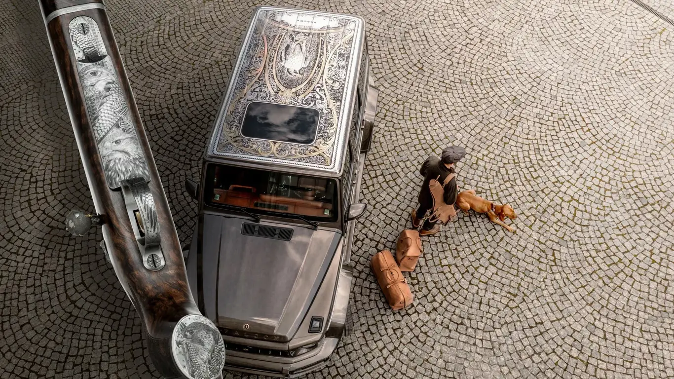 Таких Гелентвагенов еще не выпускалось: бандитская машина теперь поставляется с ружьем