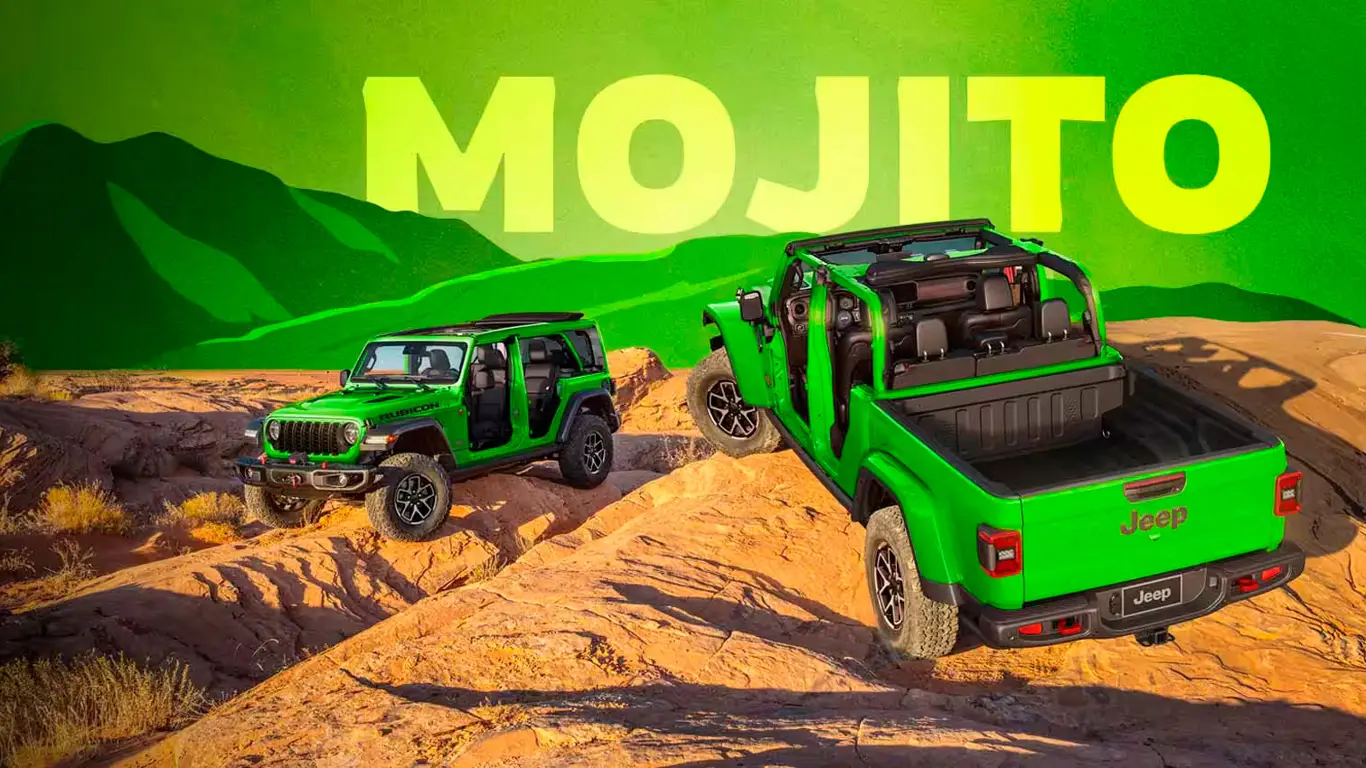 Кислотный коктейль: Jeep Gladiator получил цвет, от которого болят глаза