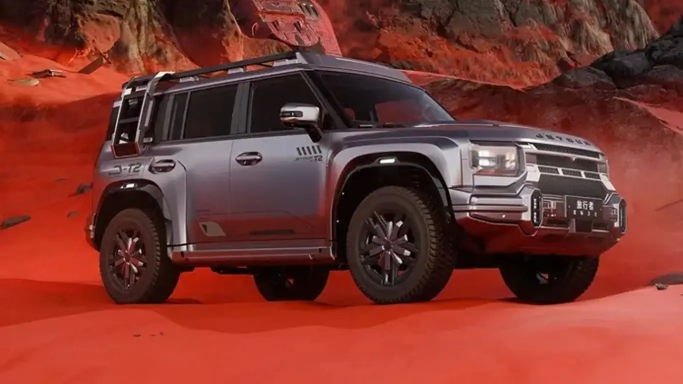 Jetour Traveler в стиле космического меха: с внедорожным X-режимом и дизайном истребителя