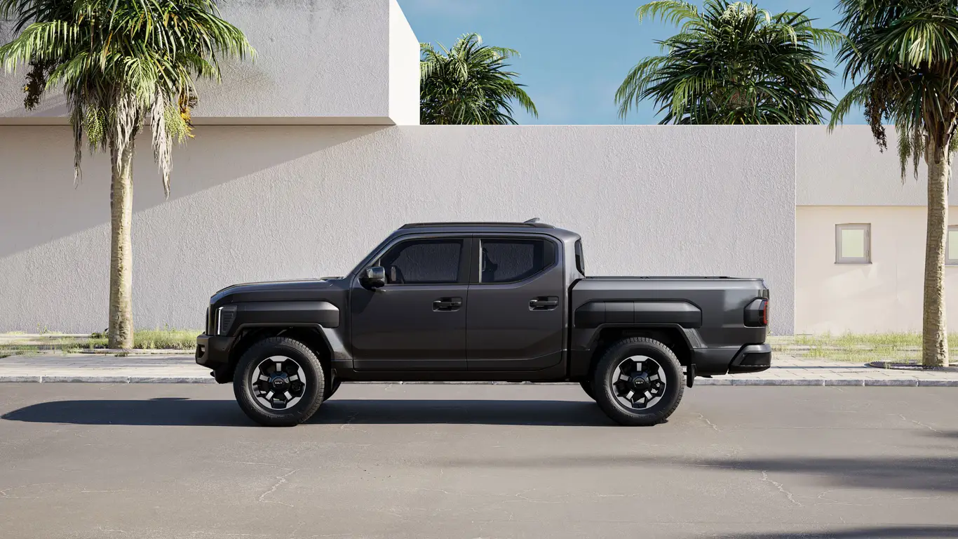 Корейские шины против стихии: Kia Tasman получил экстремальную обувку от Hankook